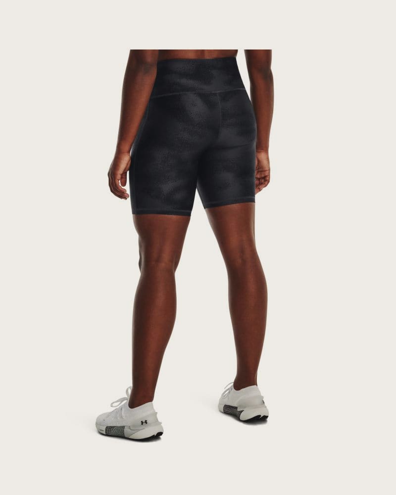 Dámske tréningové kraťasy UNDER ARMOUR Armour AOP Bike Short-BLK – fotka 2