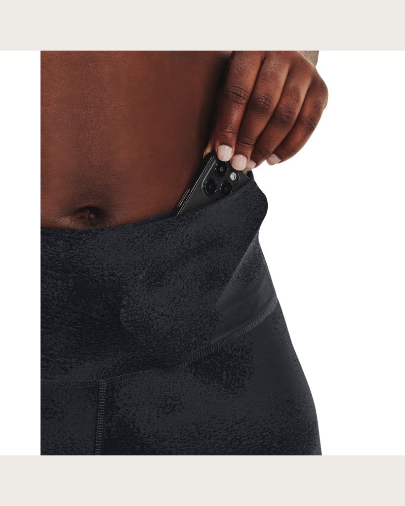 Dámske tréningové kraťasy UNDER ARMOUR Armour AOP Bike Short-BLK – fotka 4