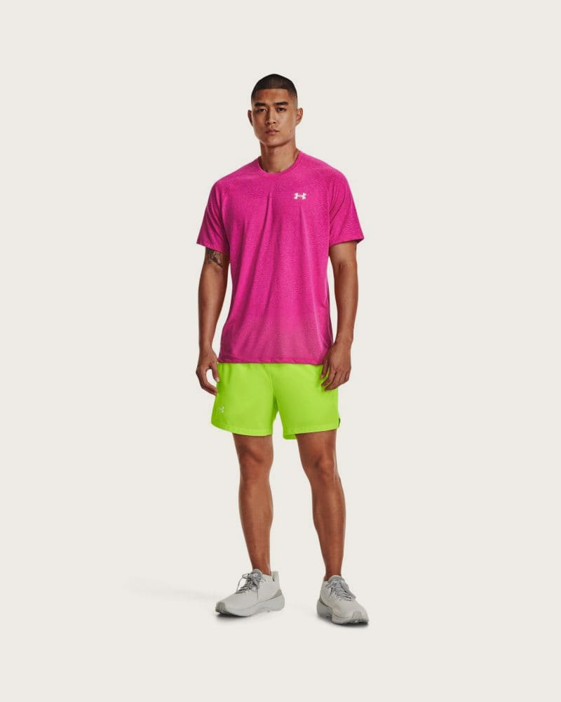Pánske bežecké kraťasy UNDER ARMOUR UA LAUNCH 5 inch SHORT-GRN – fotka 3