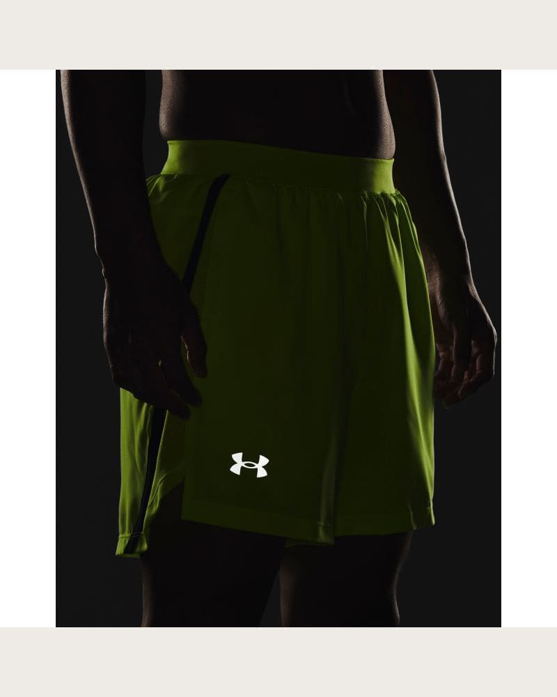 Pánske bežecké kraťasy UNDER ARMOUR UA LAUNCH 5 inch SHORT-GRN – fotka 8