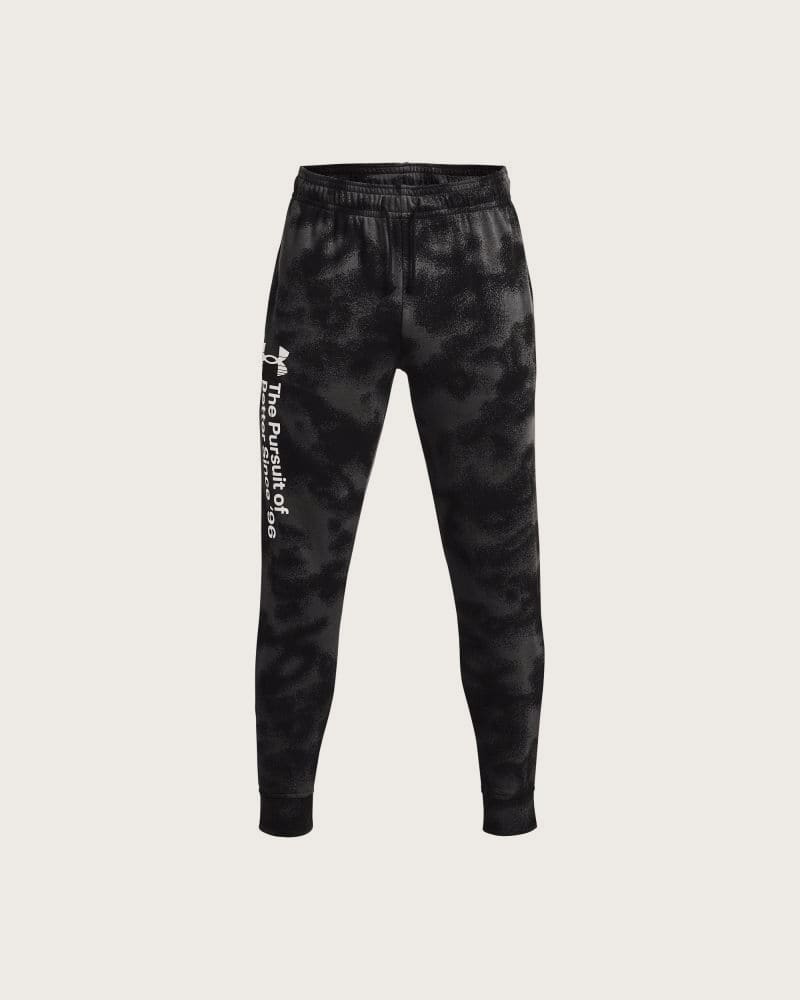 Pánske tepláky UNDER ARMOUR UA Rival Terry Novelty Jgr-BLK – fotka 5