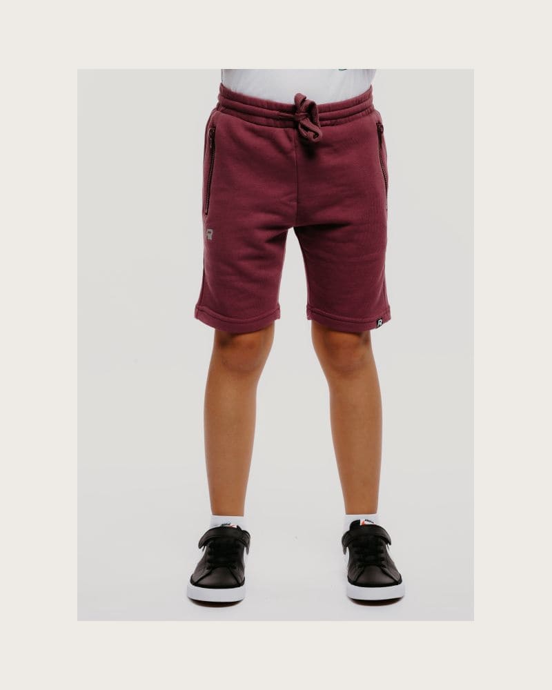 Chlapčenské kraťasy AUTHORITY TS-BASIC ZIP B bordo – fotka 2