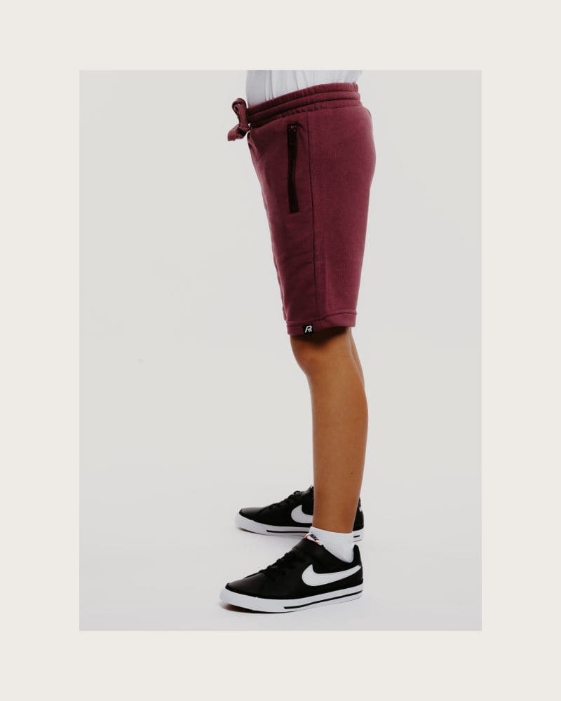 Chlapčenské kraťasy AUTHORITY TS-BASIC ZIP B bordo – fotka 3