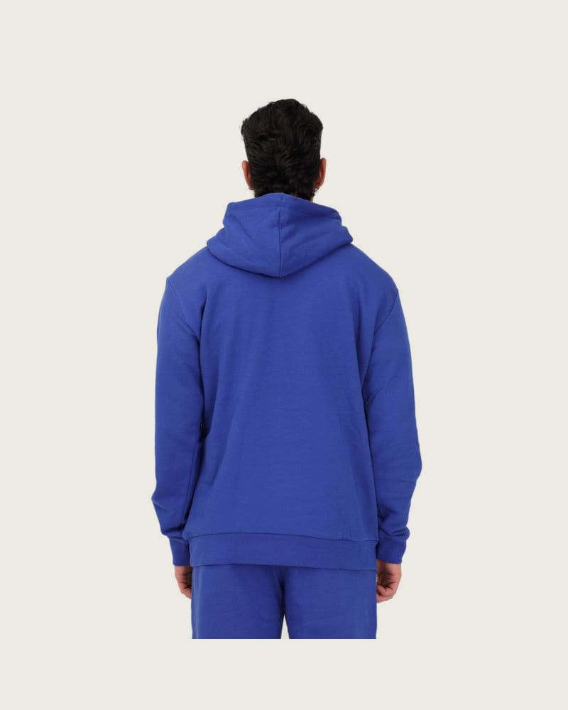 Pánska mikina s kapucňou ADIDAS ORIGINALS TREFOIL HOODY-Blue – fotka 3