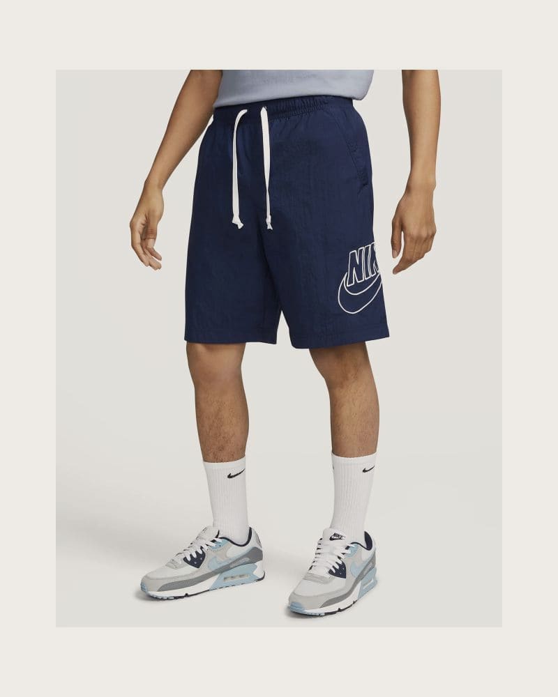 Pánske kraťasy NIKE M NK CLUB ALUMNI HBR WVN SHORT-410-Blue – fotka 2