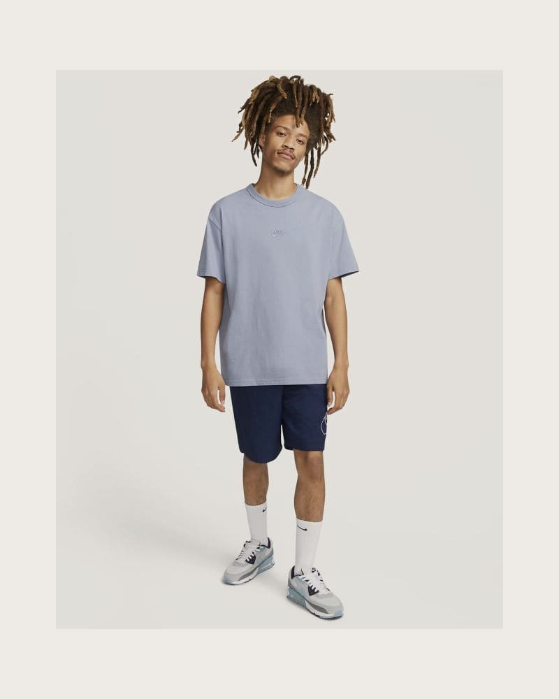Pánske kraťasy NIKE M NK CLUB ALUMNI HBR WVN SHORT-410-Blue – fotka 5