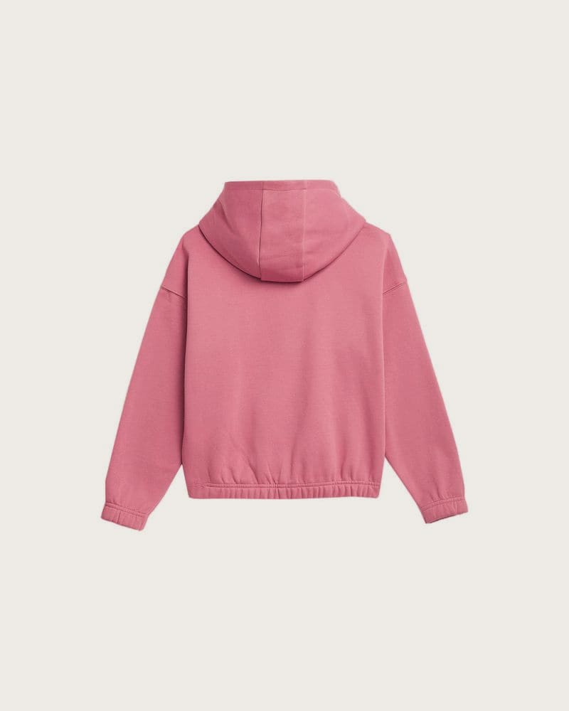 Dievčenská mikina s kapucňou 4F JUNIOR SWEATSHIRT-JAW23TSWSF639-54S-PINK – fotka 5