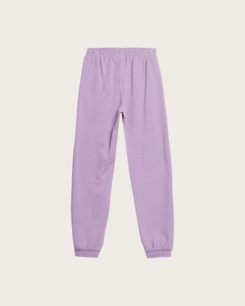 Dievčenské tepláky 4F JUNIOR TROUSERS-JAW23TTROF426-52S-LIGHT VIOLET – fotka 5