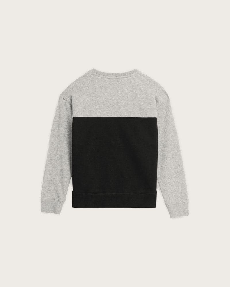 Chlapčenská mikina 4F JUNIOR SWEATSHIRT-JAW23TSWSM630-27M-COLD LIGHT GREY MELANGE – fotka 5