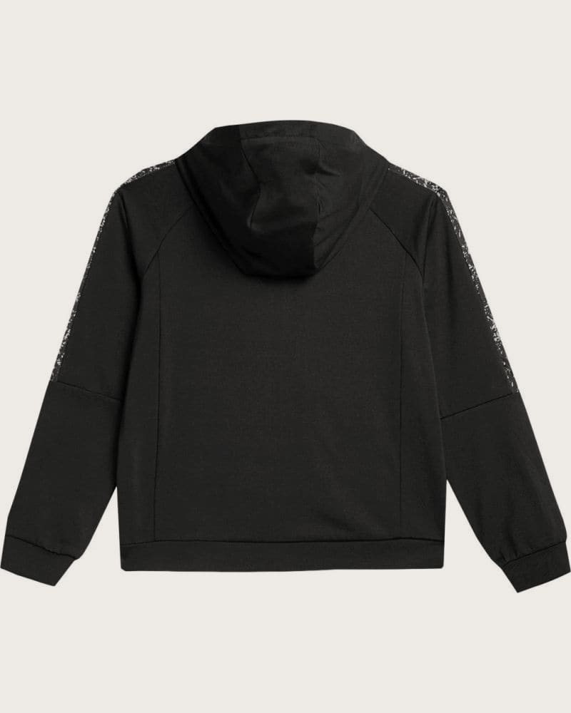Chlapčenská zateplená tréningová mikina so zipsom 4F JUNIOR SWEATSHIRT FNK-JAW23TFSWM205-20S-DEEP BLACK – fotka 7