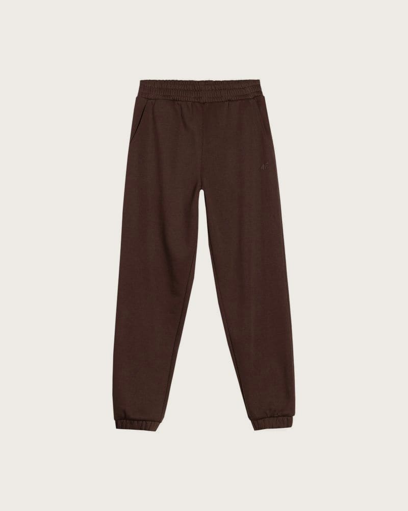 Dámske tepláky 4F TROUSERS-AW23TTROF455-81S-BROWN – fotka 7