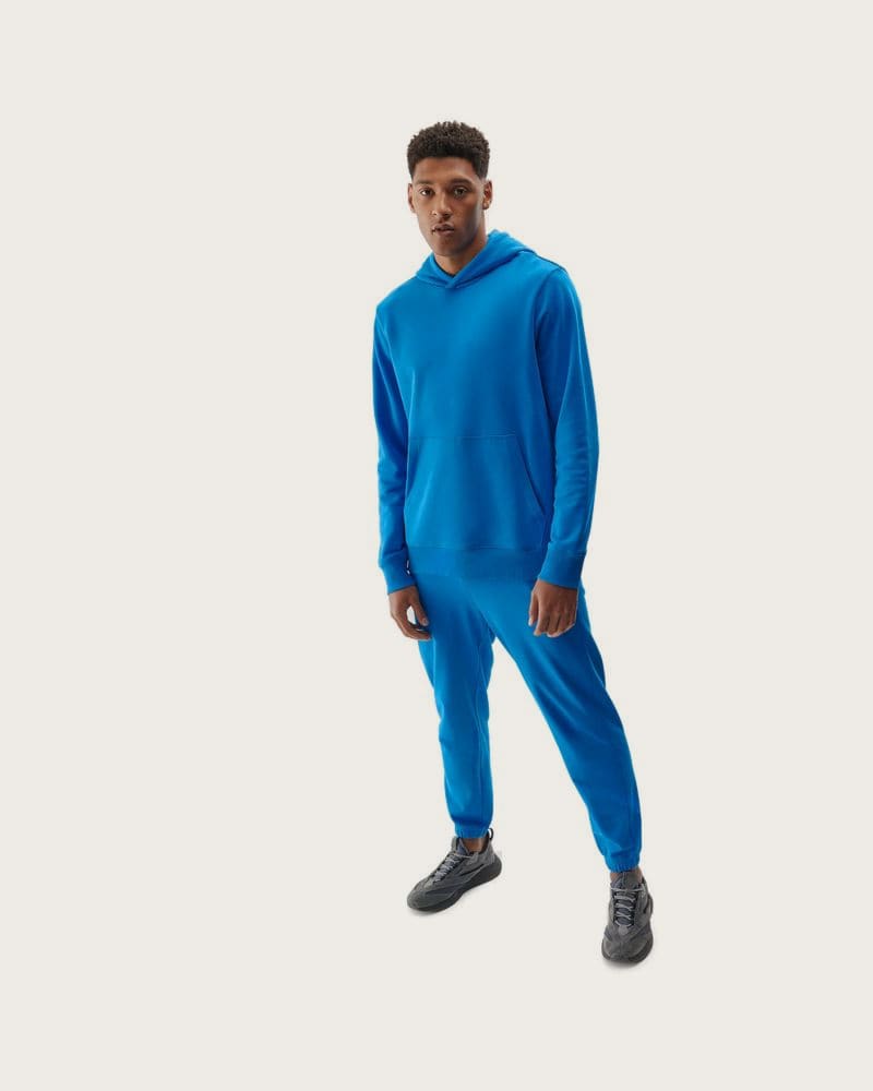 Pánske tepláky 4F TROUSERS-AW23TTROM453-33S-BLUE – fotka 3