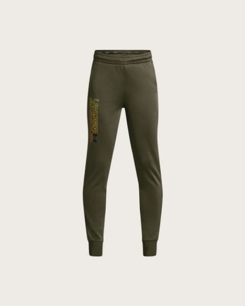 Chlapčenské zateplené tepláky UNDER ARMOUR UA Armour Fleece Graphic Jgr-GRN