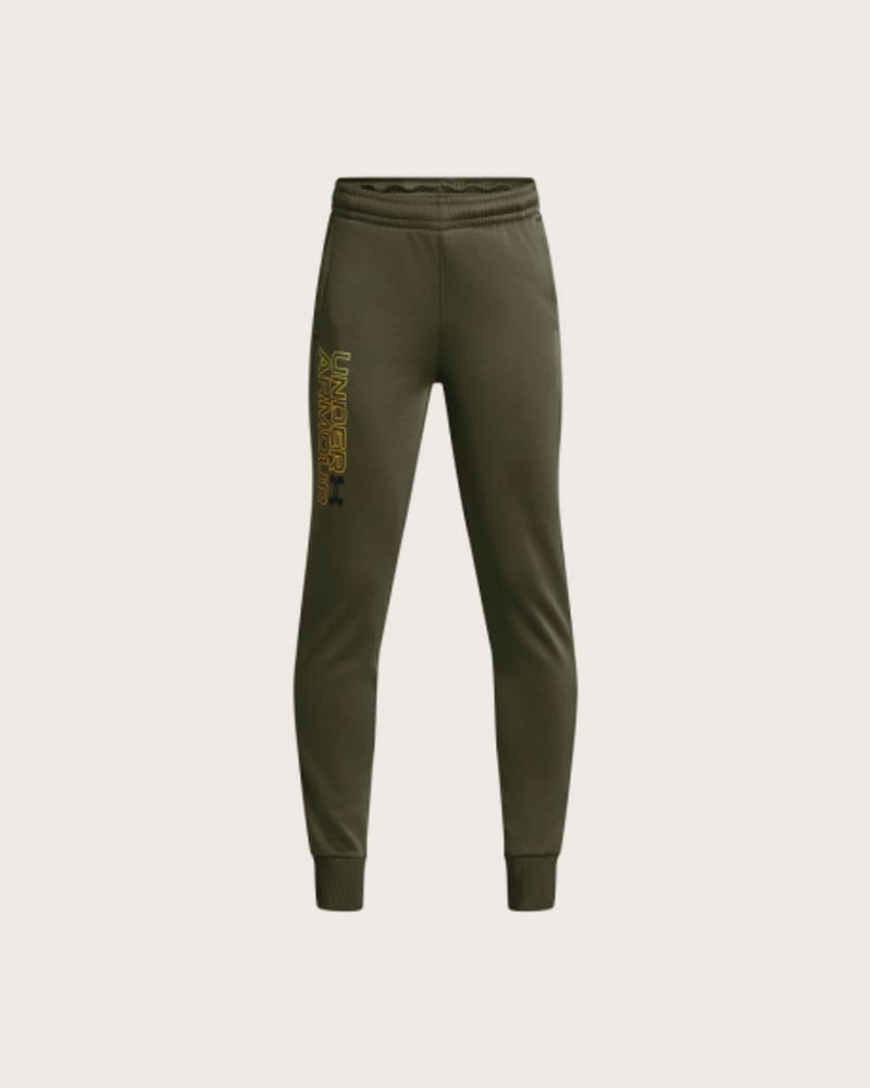 Chlapčenské zateplené tepláky UNDER ARMOUR UA Armour Fleece Graphic Jgr-GRN