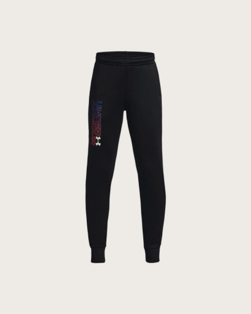 Chlapčenské zateplené tepláky UNDER ARMOUR UA Armour Fleece Graphic Jgr-BLK