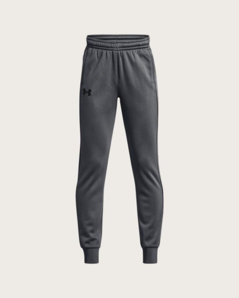 Chlapčenské zateplené tepláky UNDER ARMOUR UA Armour Fleece Joggers-GRY