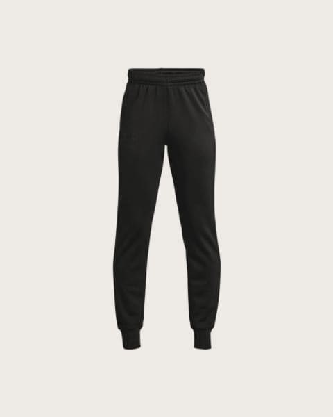 Chlapčenské zateplené tepláky UNDER ARMOUR UA Armour Fleece Joggers-BLK