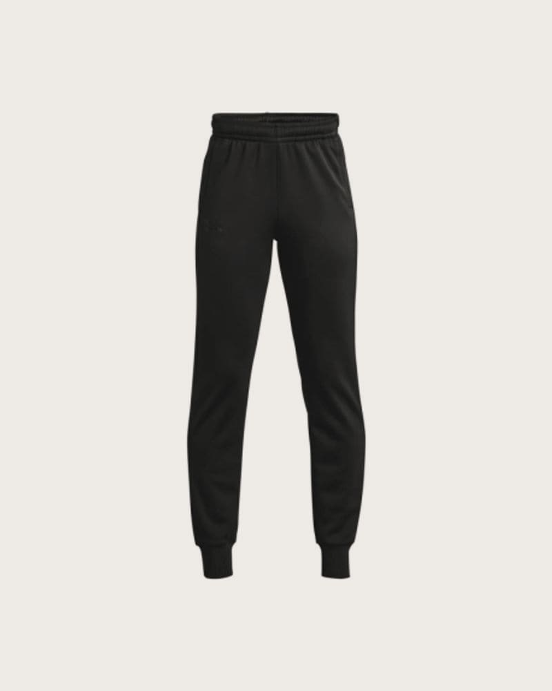 Chlapčenské zateplené tepláky UNDER ARMOUR UA Armour Fleece Joggers-BLK