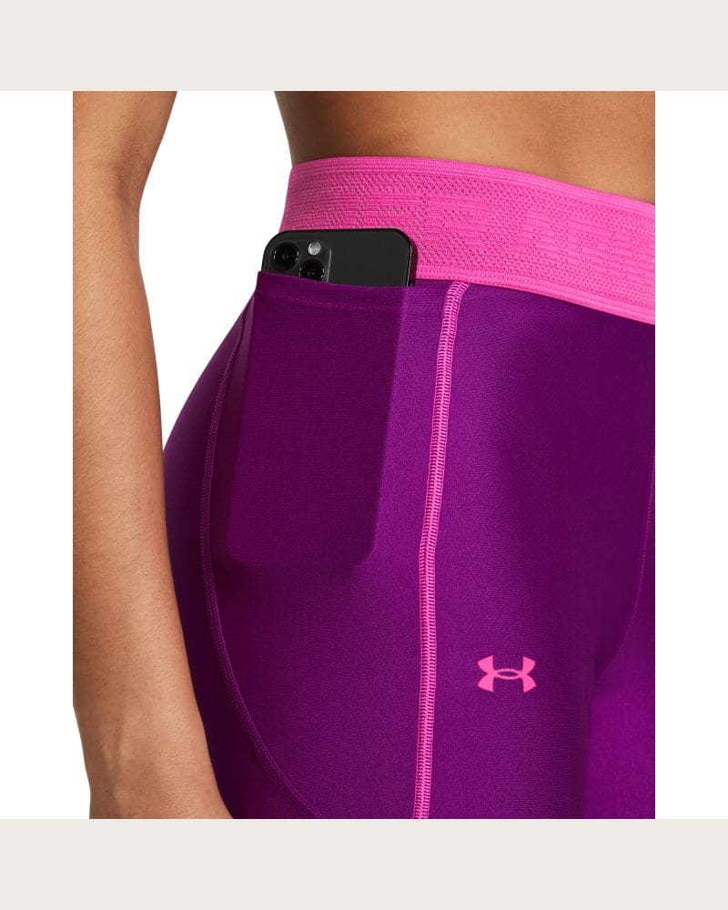 Dámske legíny UNDER ARMOUR Armour Branded WB Leg-PPL – fotka 3