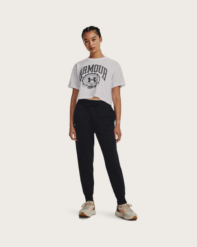 Dámske zateplené tepláky UNDER ARMOUR UA Rival Fleece Jogger-BLK – fotka 3