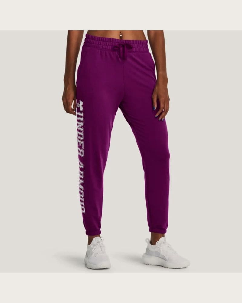 Dámske tepláky UNDER ARMOUR UA Rival Terry Graphic Jogr-PPL – fotka 2