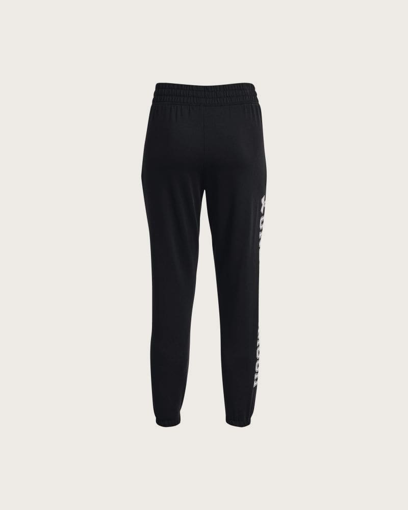 Dámske tepláky UNDER ARMOUR UA Rival Terry Graphic Jogr-BLK – fotka 6