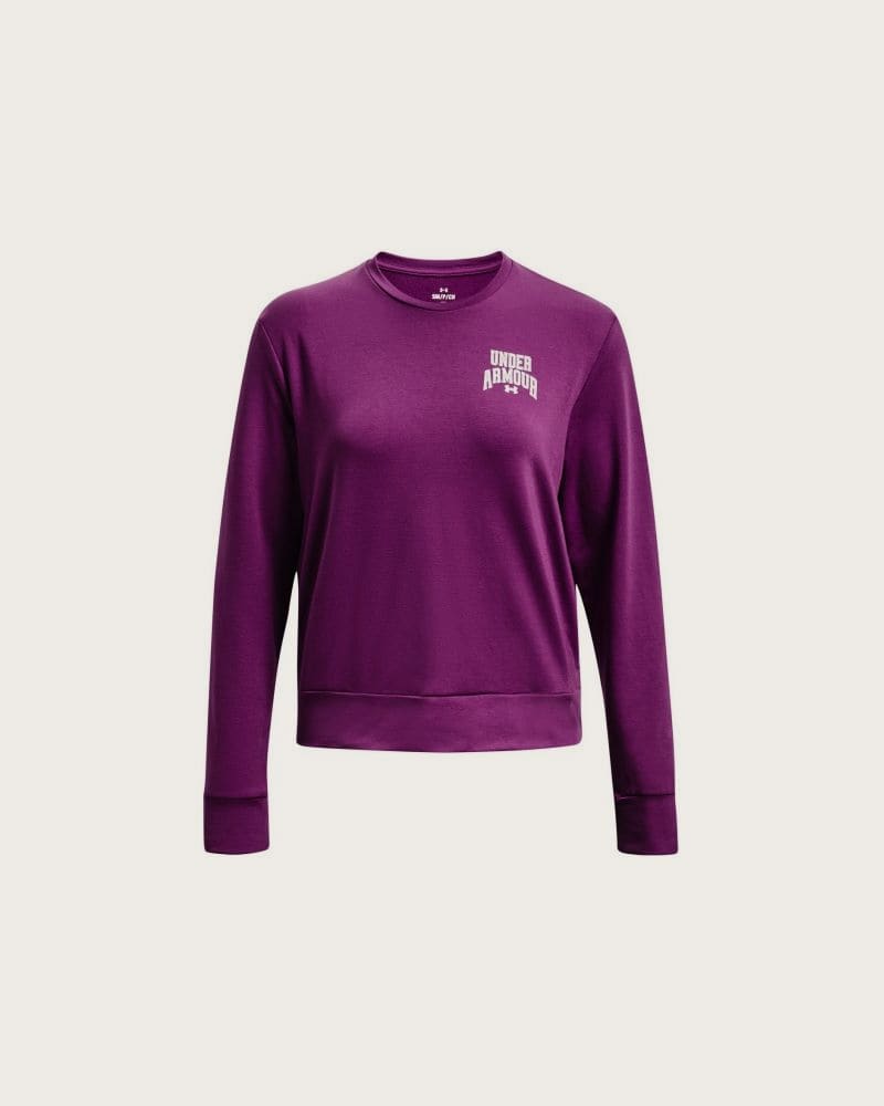 Dámska mikina UNDER ARMOUR UA Rival Terry Graphic Crew-PPL – fotka 4