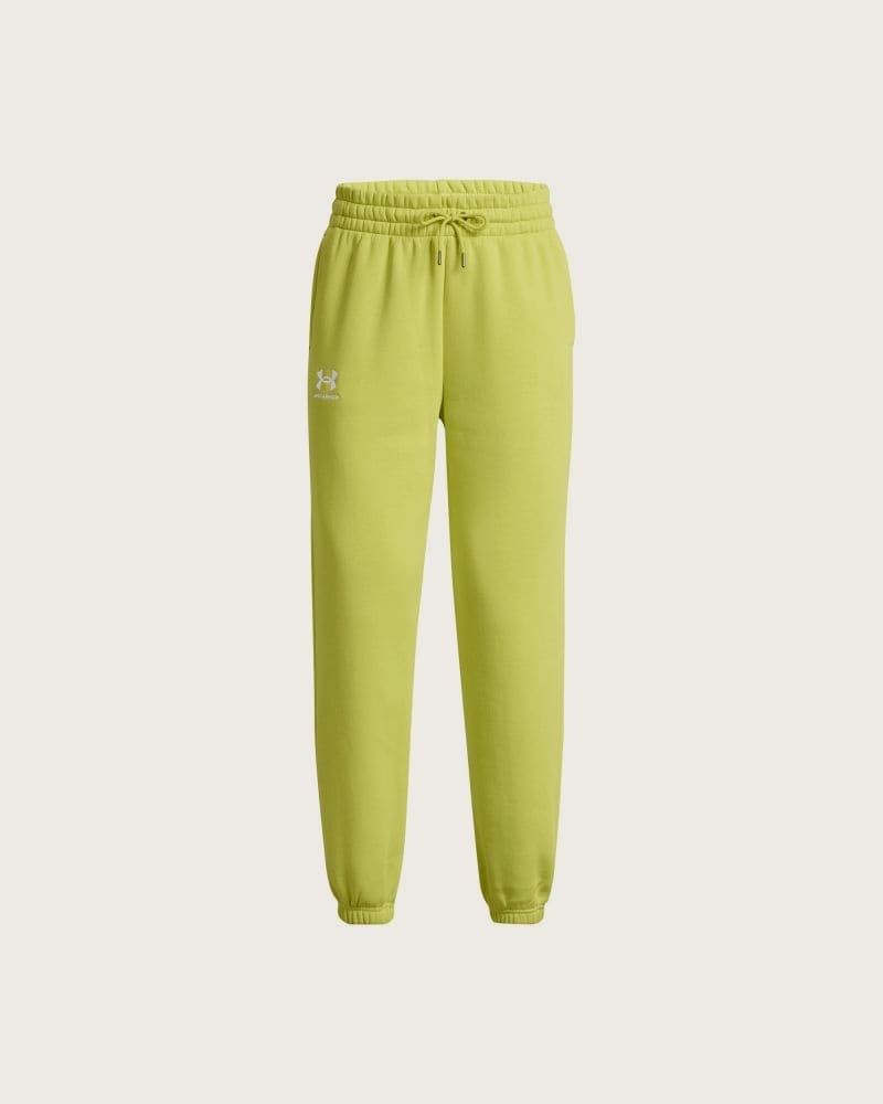 Dámske tepláky UNDER ARMOUR Essential Fleece Joggers-YLW – fotka 5