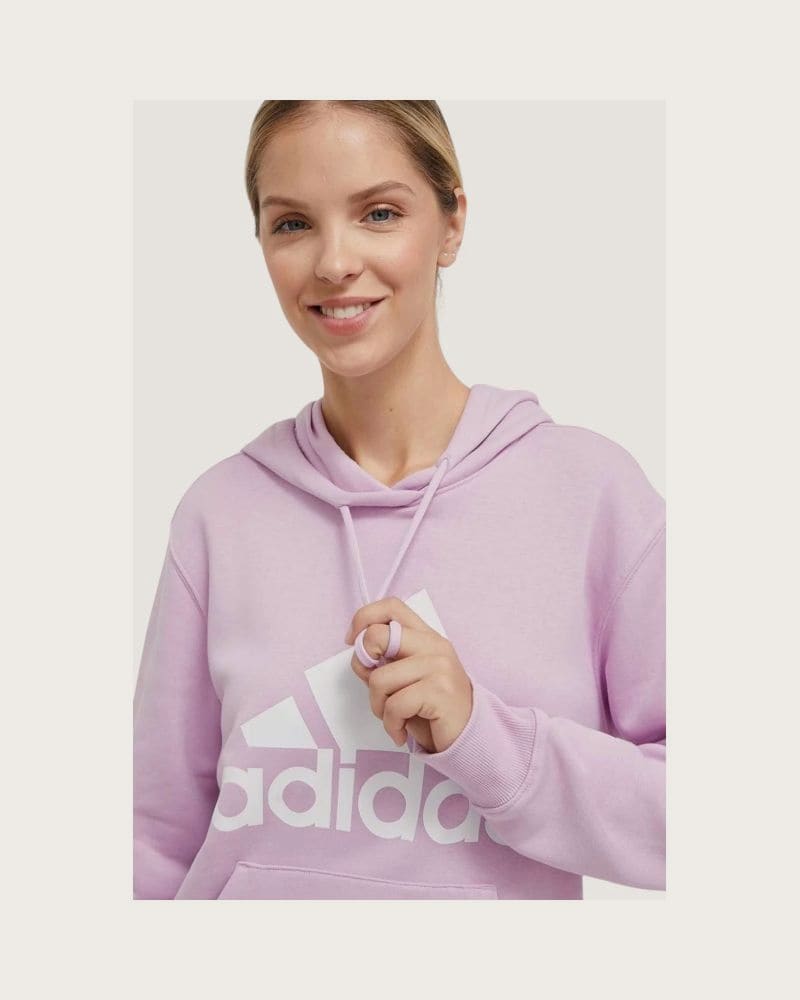 Dámska mikina s kapucňou ADIDAS W BL FL R HD-IM0260-bliss lilac white – fotka 3