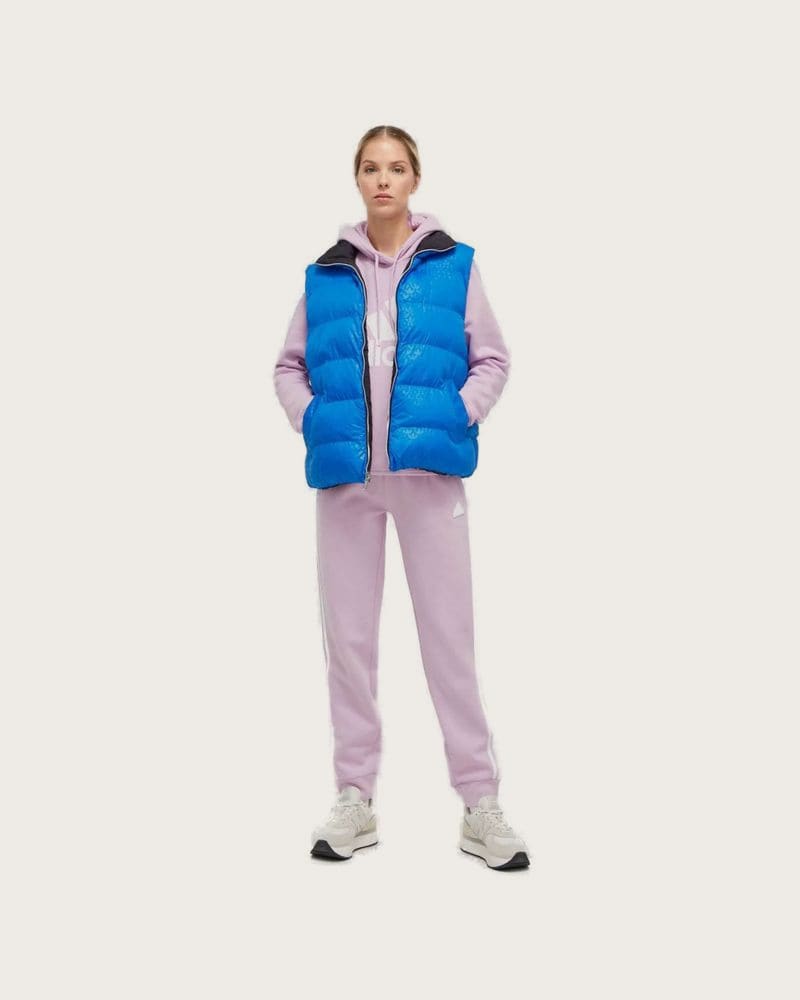 Dámska mikina s kapucňou ADIDAS W BL FL R HD-IM0260-bliss lilac white – fotka 5