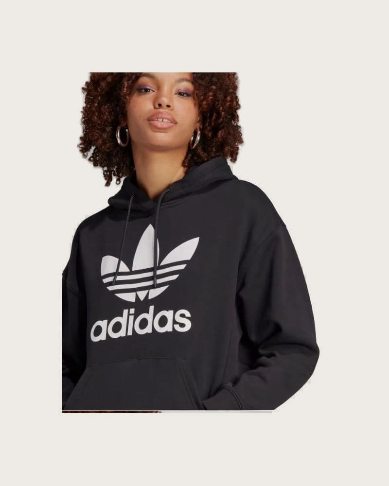 Dámska mikina s kapucňou ADIDAS ORIGINALS TRF HOODIE-IK4058-black – fotka 2
