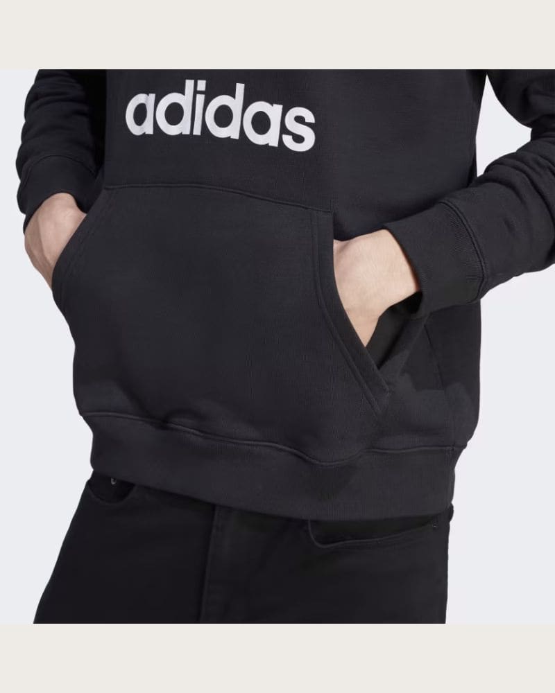 Pánska mikina s kapucňou ADIDAS ORIGINALS TREFOIL HOODY-IM4489-black white – fotka 4
