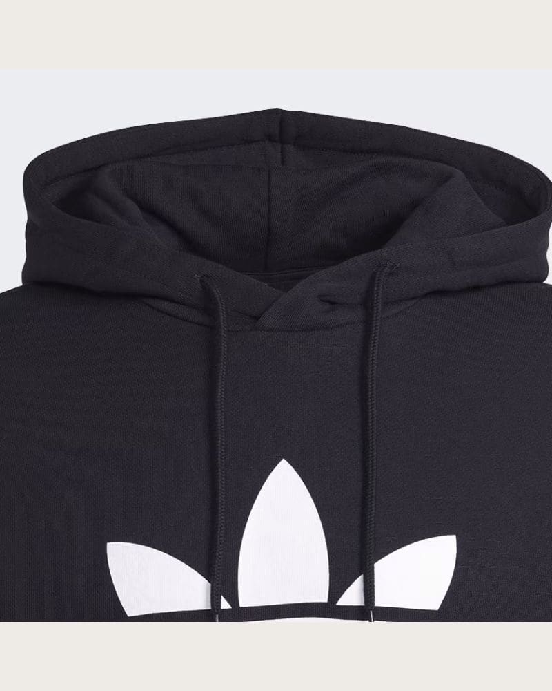 Pánska mikina s kapucňou ADIDAS ORIGINALS TREFOIL HOODY-IM4489-black white – fotka 5